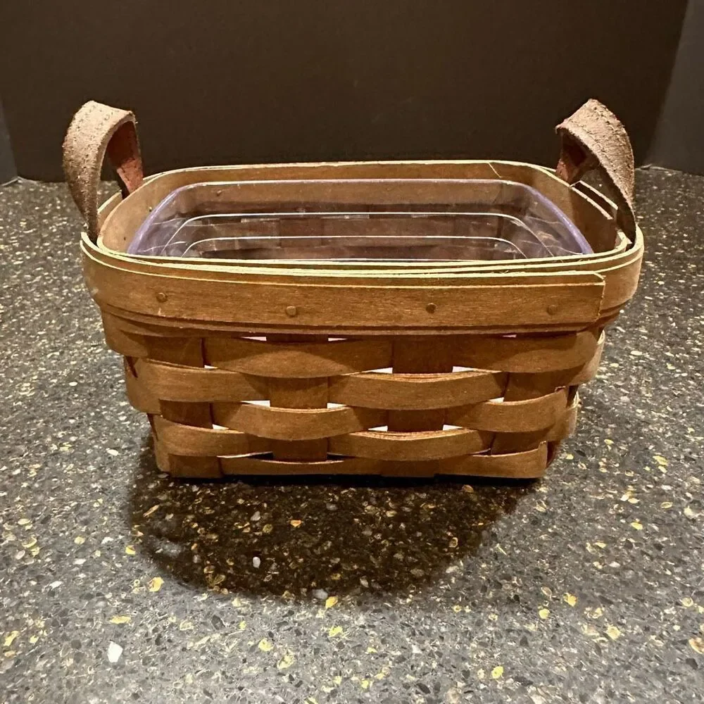 Longaberger Tea Basket with Protector
